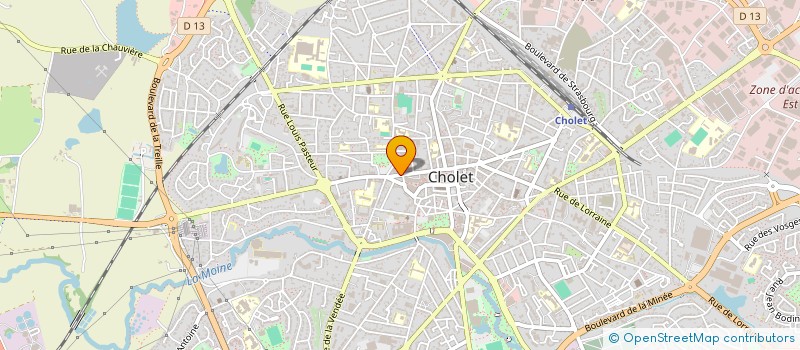 localisation de l'entreprise ASS RELIEF à CHOLET
