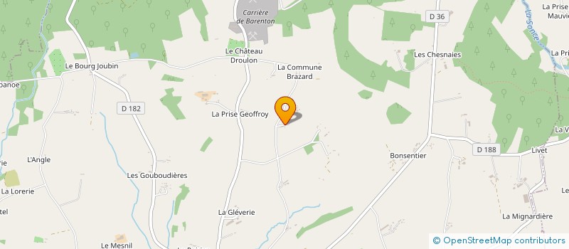 localisation de l'entreprise ASS REMPLT DES AGR CANTON BARENTON  BARENTON