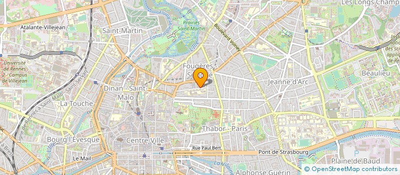 localisation de l'entreprise ASS REN ETUDE COMMUNAUTES EURO à RENNES