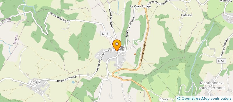 localisation de l'entreprise ASS RENAISSANCE DU CHATEAU DE CLERMONT à CLERMONT