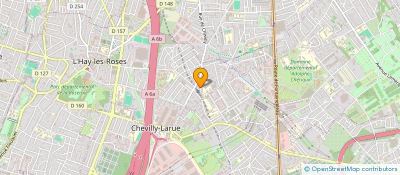 localisation de l'entreprise ASS RENAISSANCE SOLIDARITE FRANCE AFRIQU  L'HAY-LES-ROSES