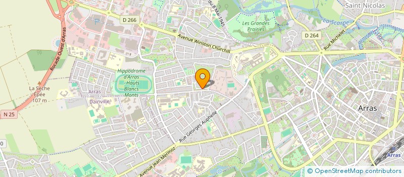 localisation de l'entreprise ASS RENAITRE à ARRAS