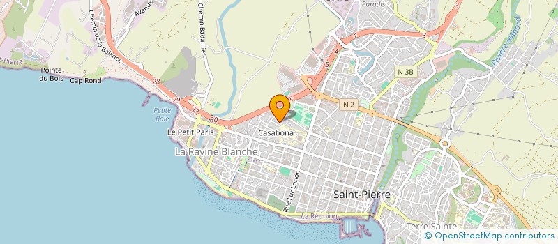 localisation de l'entreprise ASS RENCONTRE ET TRADITION à SAINT-PIERRE