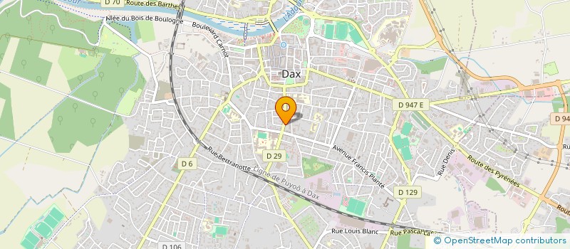 localisation de l'entreprise ASS RENCONTRE FAMILLE MEDIATION JUSTICE à DAX