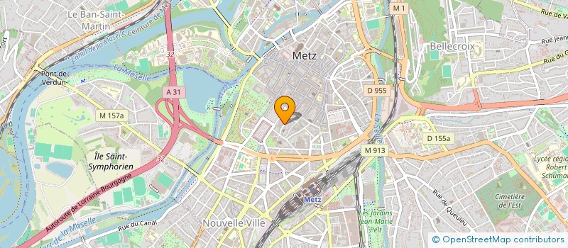 localisation de l'entreprise ASS RENCONTRE SOLIDARITE JEUNESSE à METZ