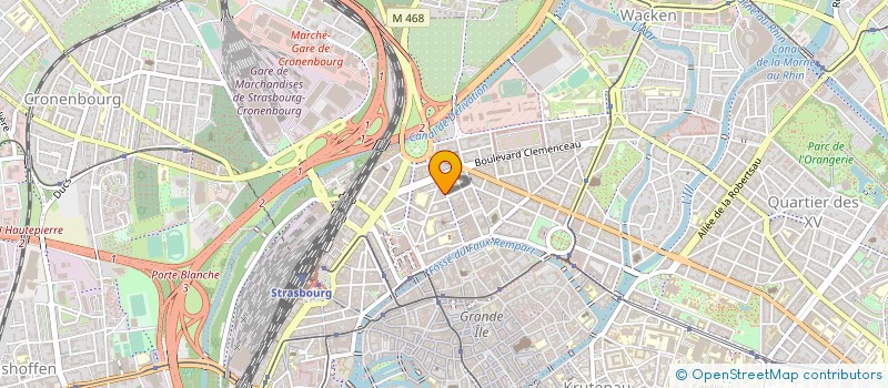 localisation de l'entreprise ASS RENCONTRES à STRASBOURG