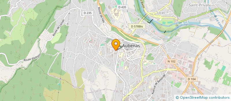 localisation de l'entreprise ASS RENCONTRES DE VINOBRE A L'ESCRINET à AUBENAS