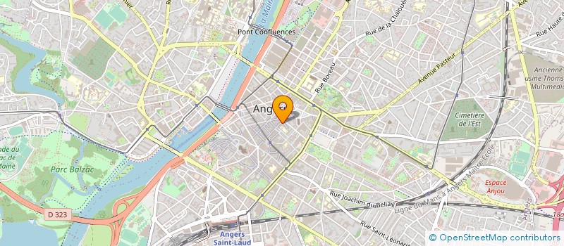 localisation de l'entreprise ASS RENCONTRES ET COMMUNICATIONS à ANGERS