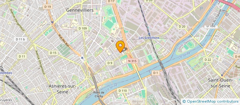 localisation de l'entreprise ASS RENCONTRES INTERCULT ET SOCIALES à GENNEVILLIERS