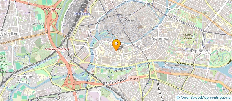 localisation de l'entreprise ASS RENOUVEAU ALSACE à STRASBOURG
