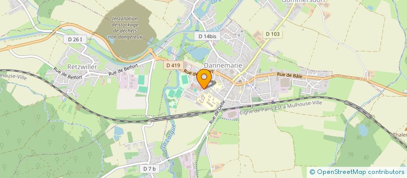 localisation de l'entreprise ASS RENOVATION BATIMENTS DE L'EGLISE  TRAUBACH-LE-BAS