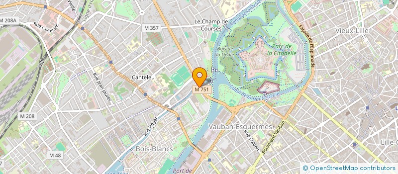 localisation de l'entreprise ASS RENOVATION INOVATION BATIMENT à LILLE