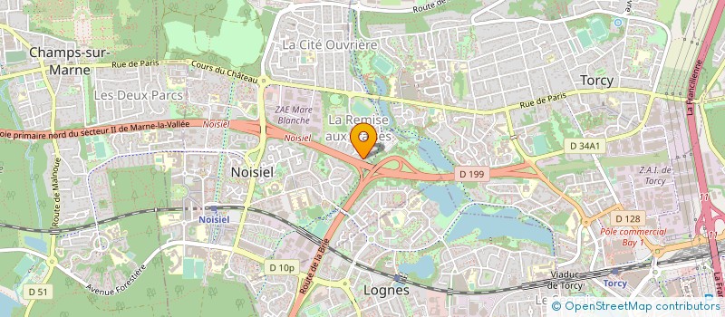 localisation de l'entreprise ASS REP ANCIENS COMBATTANTS ET VICTIMES DE GUERRE SECTION DE NOISIEL  NOISIEL