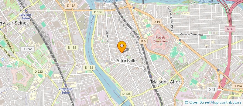 localisation de l'entreprise ASS  REP COMBATTANTS VICTIMES DE GUERRE à ALFORTVILLE