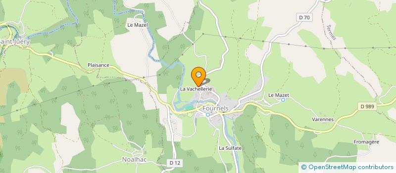localisation de l'entreprise ASS RES DES HTES TERRES à FOURNELS