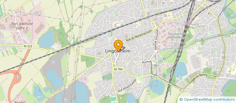localisation de l'entreprise ASS RES PERSONNES AGEES DE LINGOLSHEIM à LINGOLSHEIM
