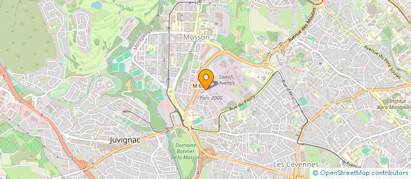 localisation de l'entreprise ASS RESCOUSSE à MONTPELLIER