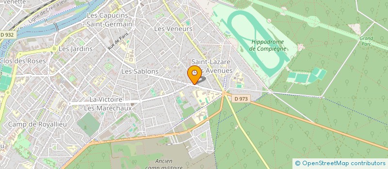 localisation de l'entreprise ASS RESEAU SOINS CONTINUS COMPIEGNOIS  COMPIEGNE