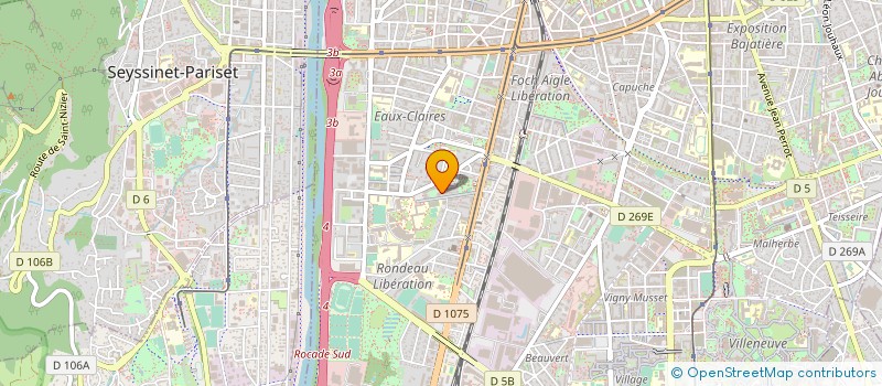 localisation de l'entreprise ASS RESIDENCE ANATOLE FRANCE à GRENOBLE