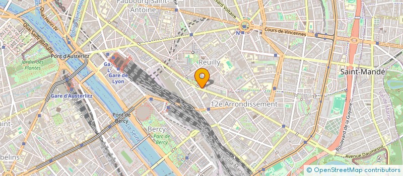 localisation de l'entreprise ASS  RESIDENCE DAUMESNIL  PARIS