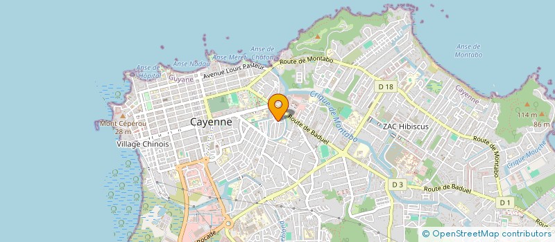localisation de l'entreprise ASS RESIDENTS D'ANATOLE  CAYENNE