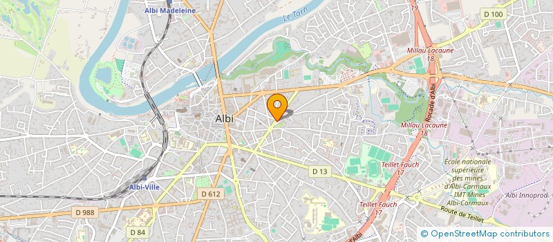 localisation de l'entreprise ASS RESODANSE 81 à ALBI