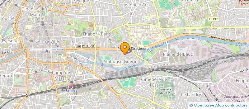 localisation de l'entreprise ASS RESONNANCE INTERET ETUDES TALENT  RENNES