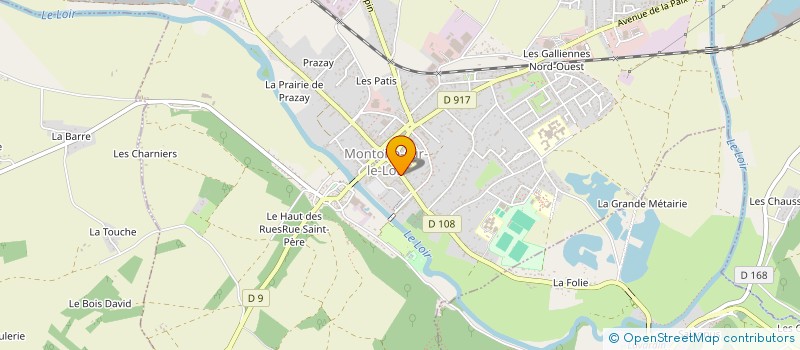 localisation de l'entreprise ASS RESPONSABLE LEP RURAL SAINTE CECILE à MONTOIRE-SUR-LE-LOIR