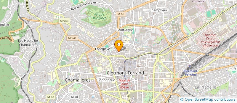 localisation de l'entreprise ASS RESPONSABLES COPROPRIETE D AUVERGNE  CLERMONT-FERRAND