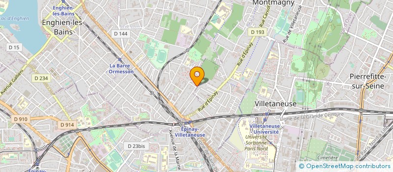 localisation de l'entreprise ASS RESSORTIS PREFECT DE LELOUMA EN FRAN  DEUIL-LA-BARRE