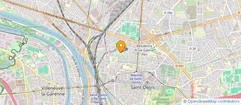 localisation de l'entreprise ASS RESSORTISSANTS BAGODINOIS RES EUROPE à SAINT-DENIS