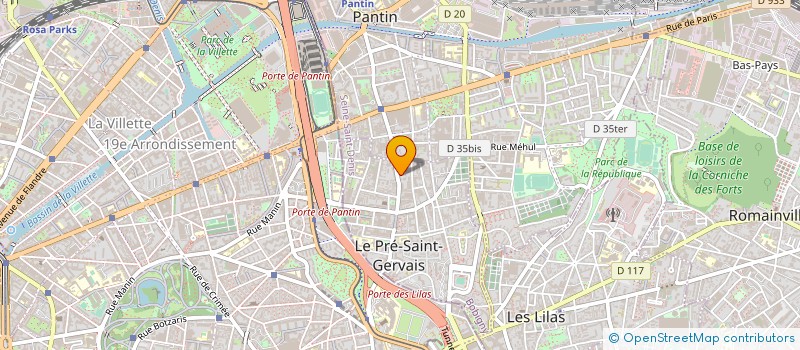 localisation de l'entreprise ASS RESSORTISSANTS DE GUITTA EN FRANCE à LE PRE-SAINT-GERVAIS