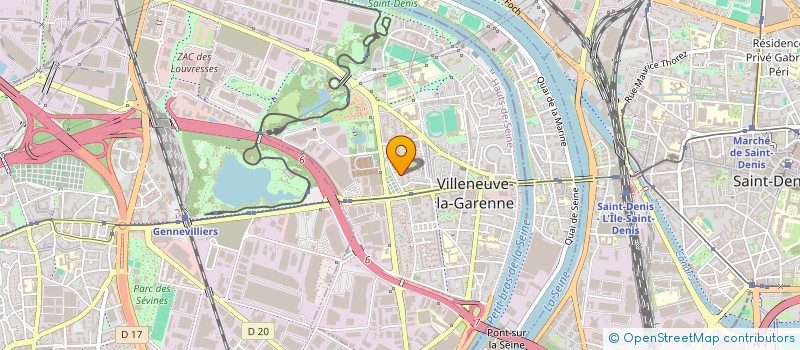 localisation de l'entreprise ASS RESSORTISSANTS DE MELGUE EN FRANCE à VILLENEUVE-LA-GARENNE