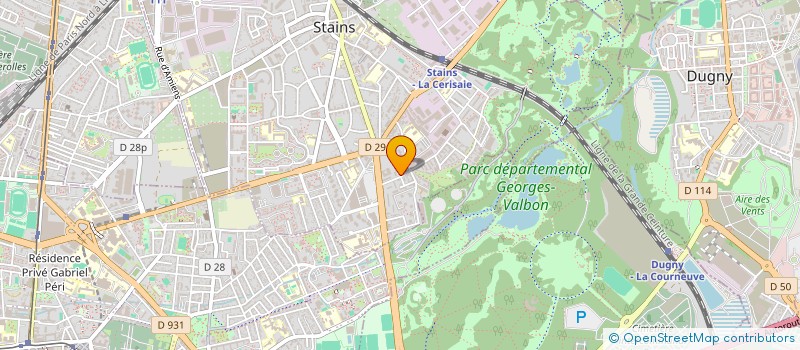 localisation de l'entreprise ASS RESSORTISSANTS NDOGBONG A L'ETRANGER à STAINS