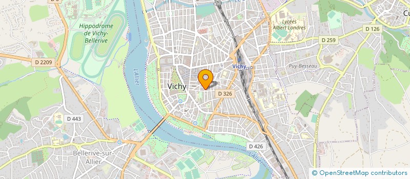 localisation de l'entreprise ASS RESSOURCE à VICHY