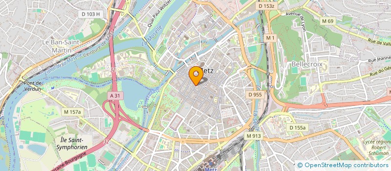 localisation de l'entreprise ASS REST ADMINISTRATIF SCE FISCAUX METZ à METZ