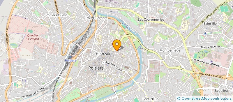 localisation de l'entreprise ASS REST ADMINISTRATIF TRESORERIE GEN à POITIERS
