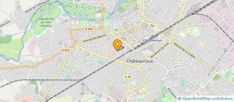 localisation de l'entreprise ASS REST CITE ADMINISTRATIVE CHATEAUROUX à CHATEAUROUX