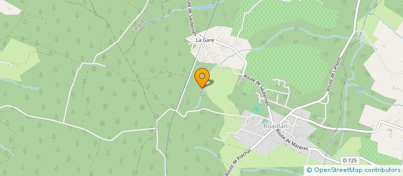 localisation de l'entreprise ASS REST. EGLISES CASTETS ST LOUIS...  CASTETS ET CASTILLON