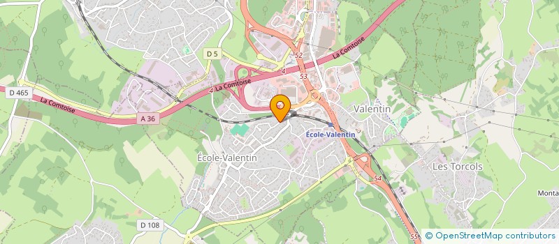 localisation de l'entreprise ASS RESTAU INTER ENTR VALENTIN à MISEREY-SALINES