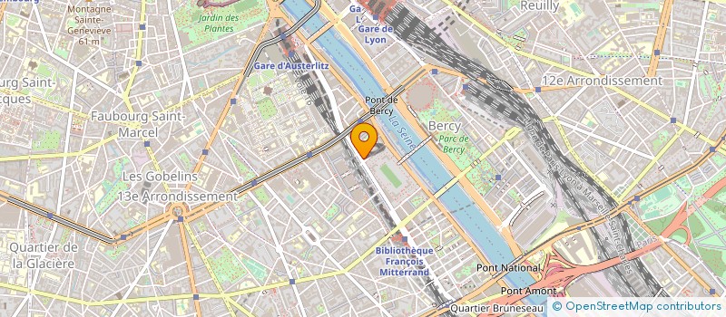 localisation de l'entreprise ASS RESTAU INTER ENTREP SANOFI SYNTHELAB à PARIS