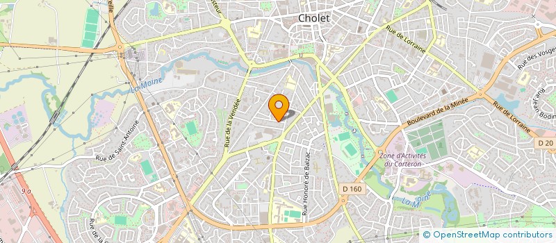 localisation de l'entreprise ASS RESTAUR BRELOQUET BRETONNAIS REUNIES à CHOLET