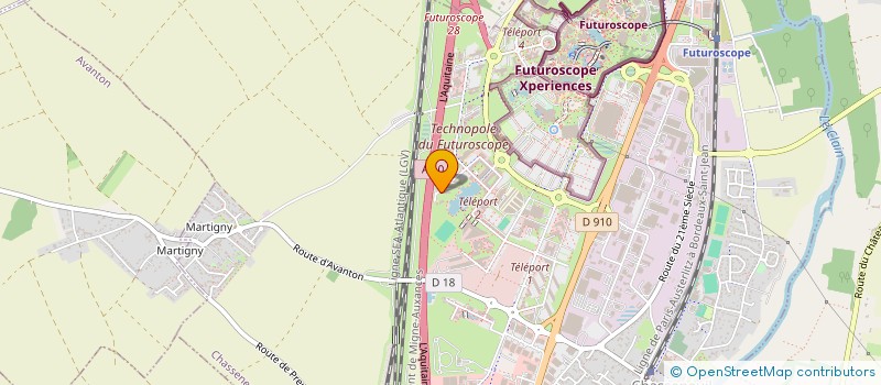 localisation de l'entreprise ASS RESTAUR INTER ENTREP CHATELLERAUDAIS à CHASSENEUIL-DU-POITOU