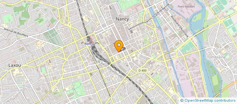 localisation de l'entreprise ASS RESTAURANT ADMINIST HOTEL FINANCES à NANCY