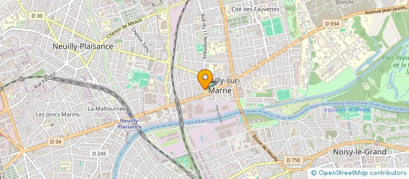 localisation de l'entreprise ASS RESTAURANT ADMINISTRATIF DE L'HOTEL DES IMPOTS DE NSM à NEUILLY-SUR-MARNE
