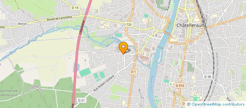 localisation de l'entreprise ASS RESTAURANT ADMINISTRATIF DES IMPOTS à CHATELLERAULT