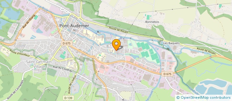 localisation de l'entreprise ASS RESTAURANT ADMINISTRATIF DES IMPOTS à PONT-AUDEMER