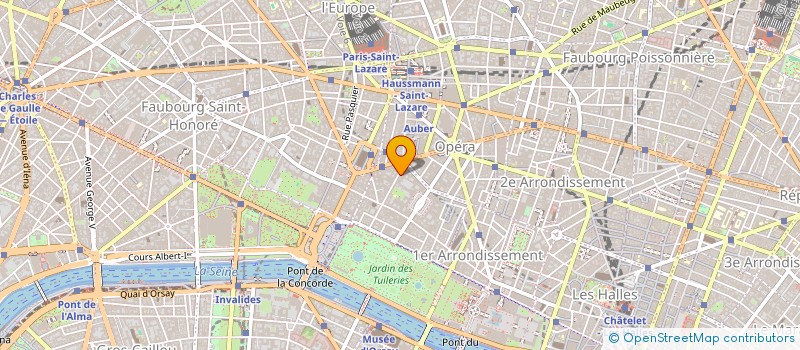 localisation de l'entreprise ASS RESTAURANT D ENTREPRISE DU CFF  PARIS