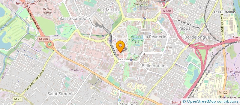 localisation de l'entreprise ASS RESTAURANT DES IMPOTS DU MIRAIL à TOULOUSE