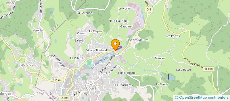 localisation de l'entreprise ASS RESTAURANT ECOLE MATERNEL à COURS